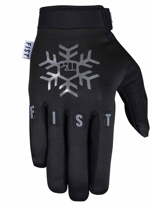 FROSTY FINGERS BLACK SNOW FLAKE COLD WEATHER