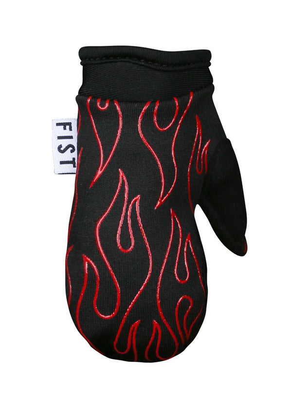 RED FLAME - BABY MITTS