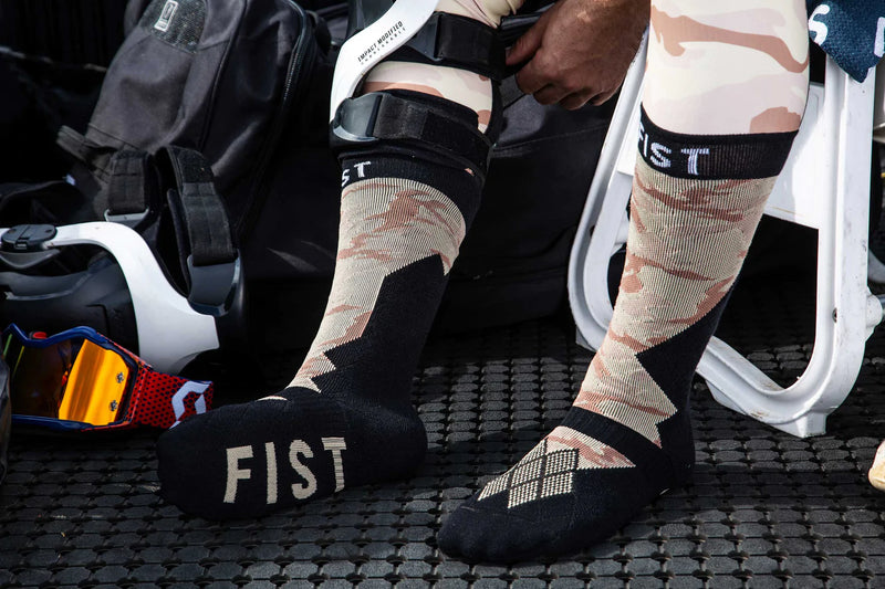 SANDSTORM CAMO MOTO SOCKS