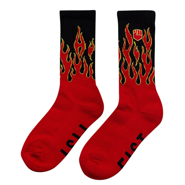 FLAMING HAWT CREW SOCKS